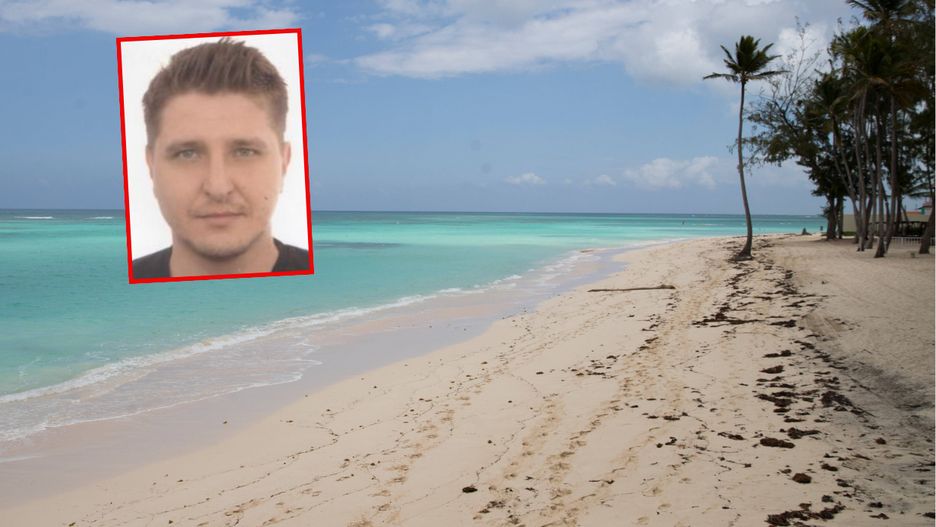 Na jednym z filmów, który "Suweren" nagrał na plaży, można dostrzec w rogu ekranu flagę Dominikany