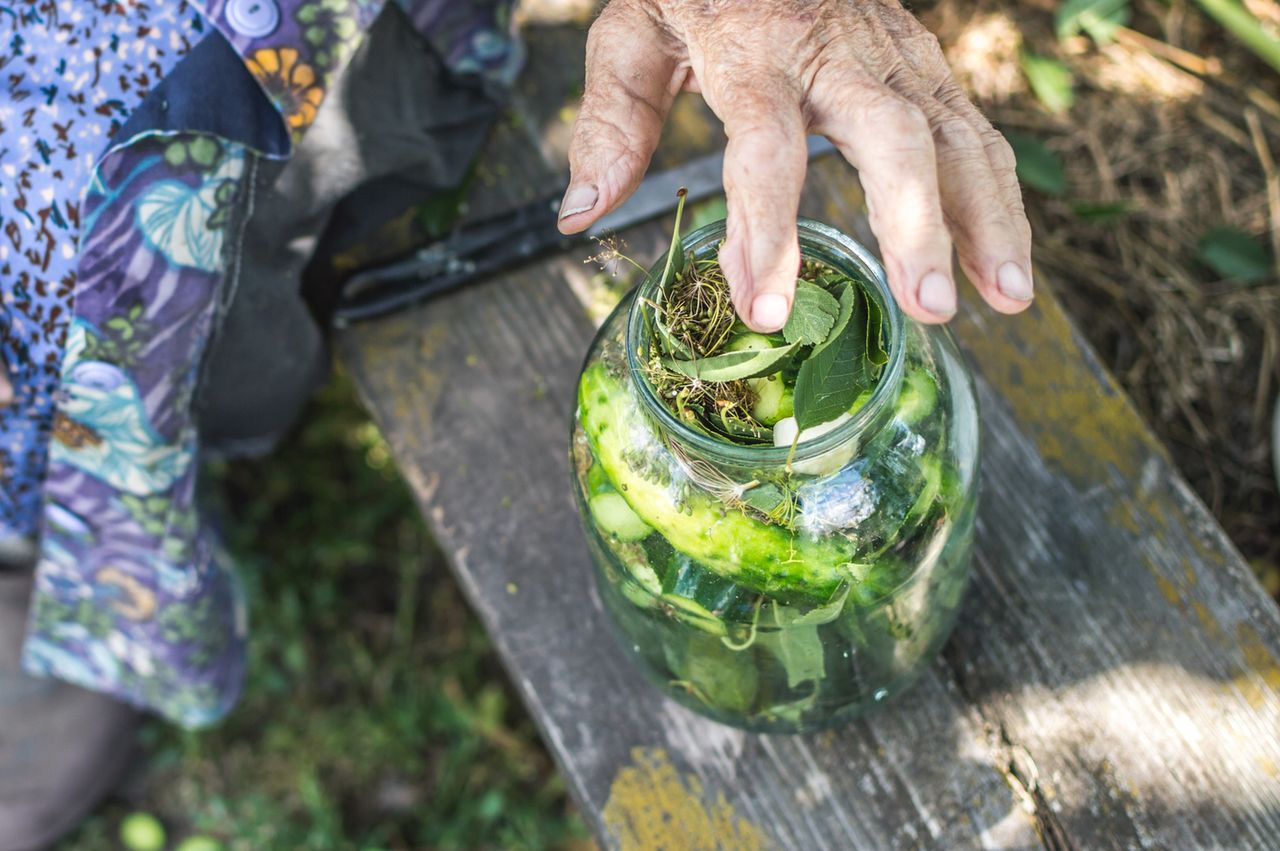 Grandma's way of making pickled cucumbers