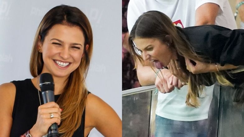 Zdystansowana Anna Lewandowska komentuje zdjęcia z meczu Polska - Anglia