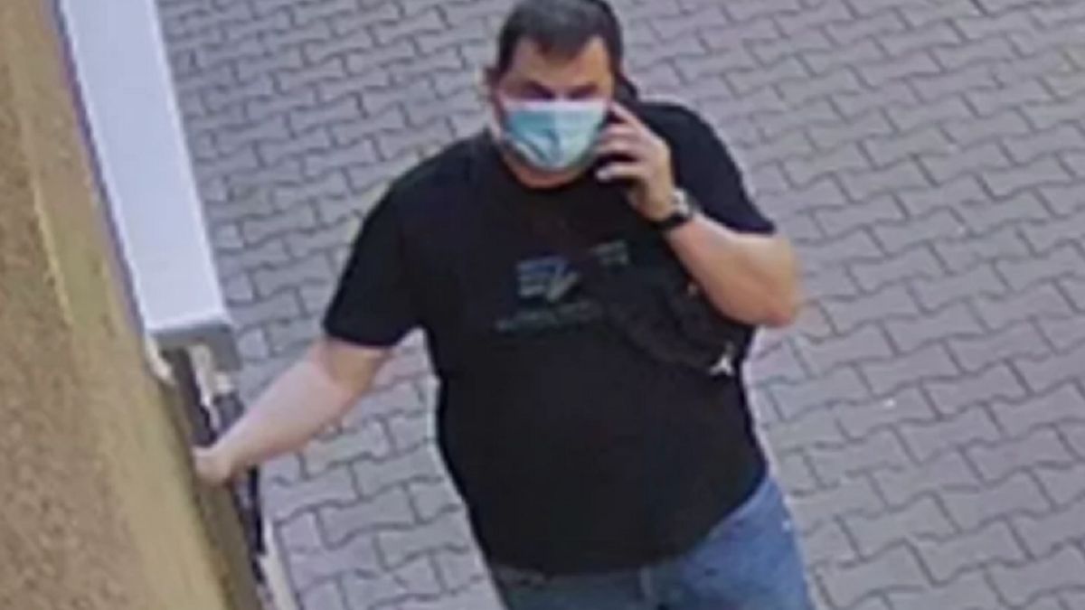 Policja poszukuje złodzieja.