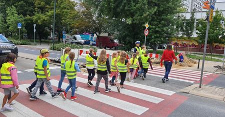 Warszawa. Bezpieczna droga do szkoły. Policyjna akcja w stolicy