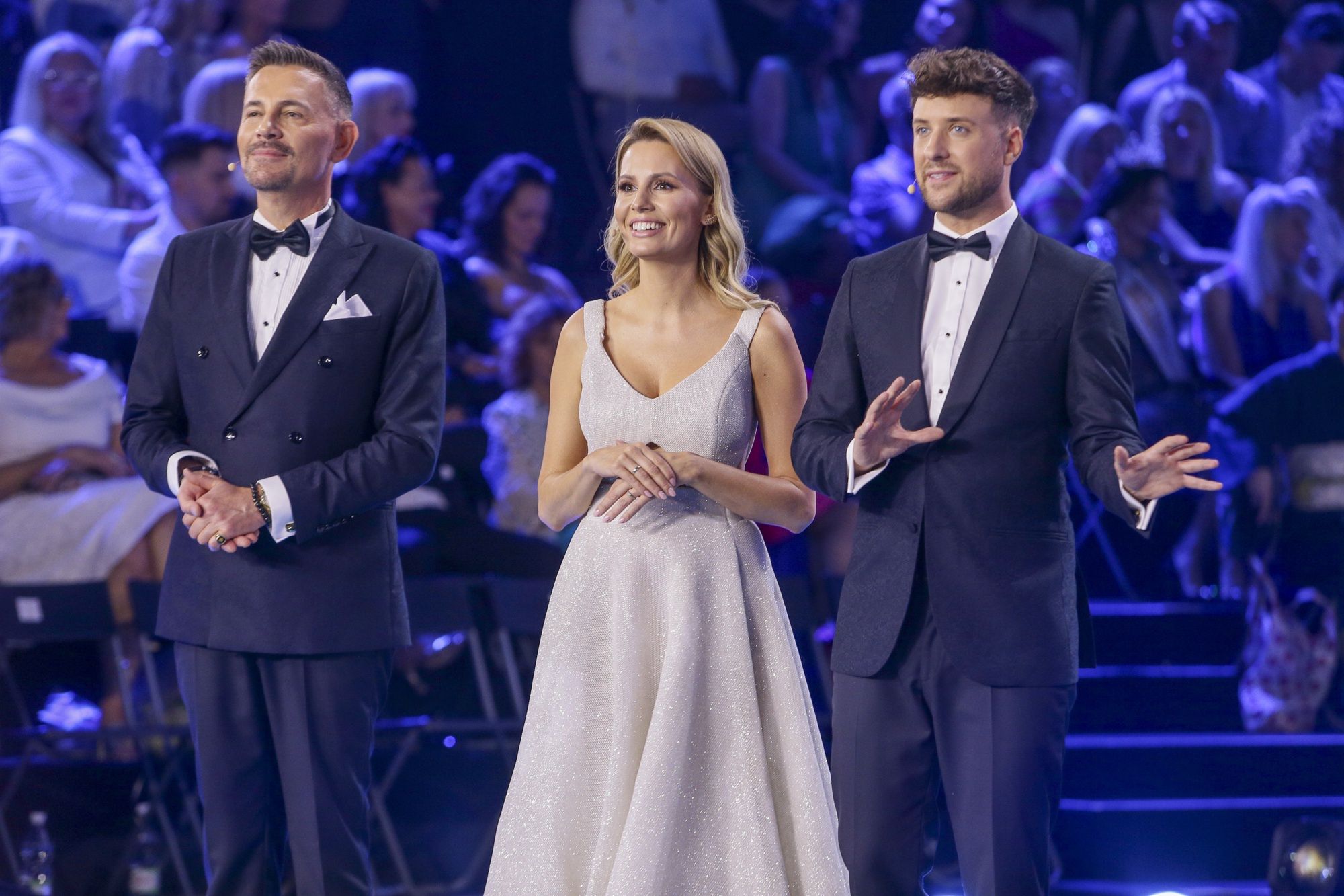 Krzysztof Ibisz, Agnieszka Hyży i Aleksander Sikora na finale Miss Polski 2024