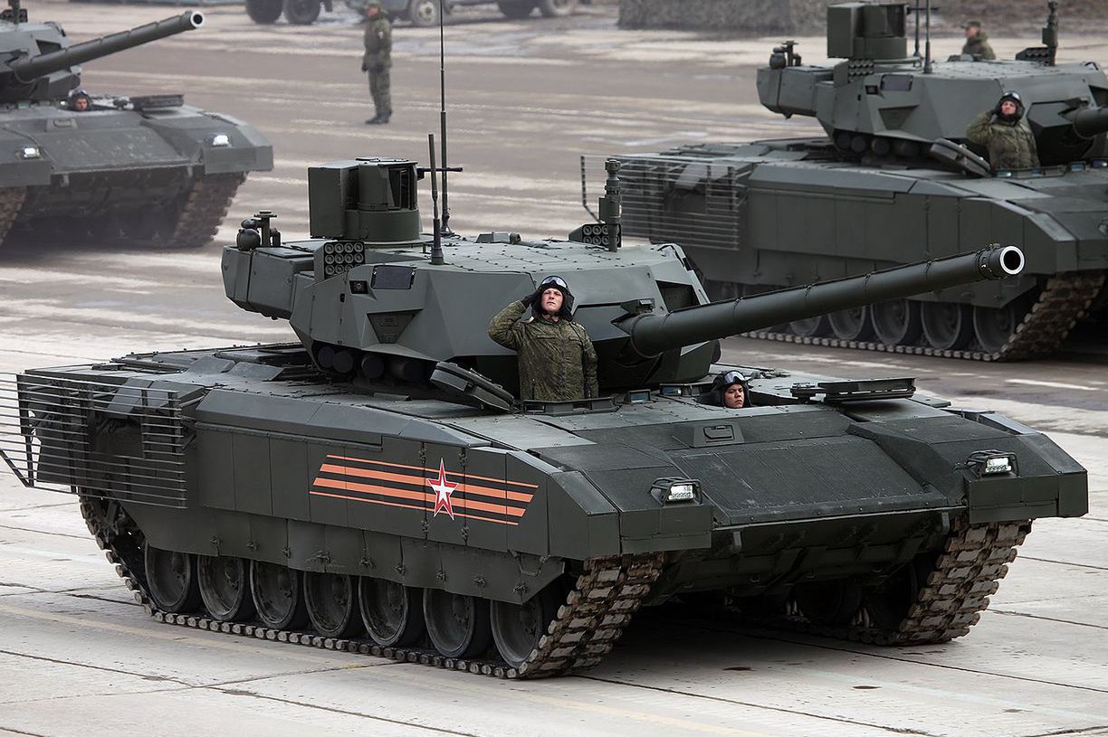 Russian T-14 tanks