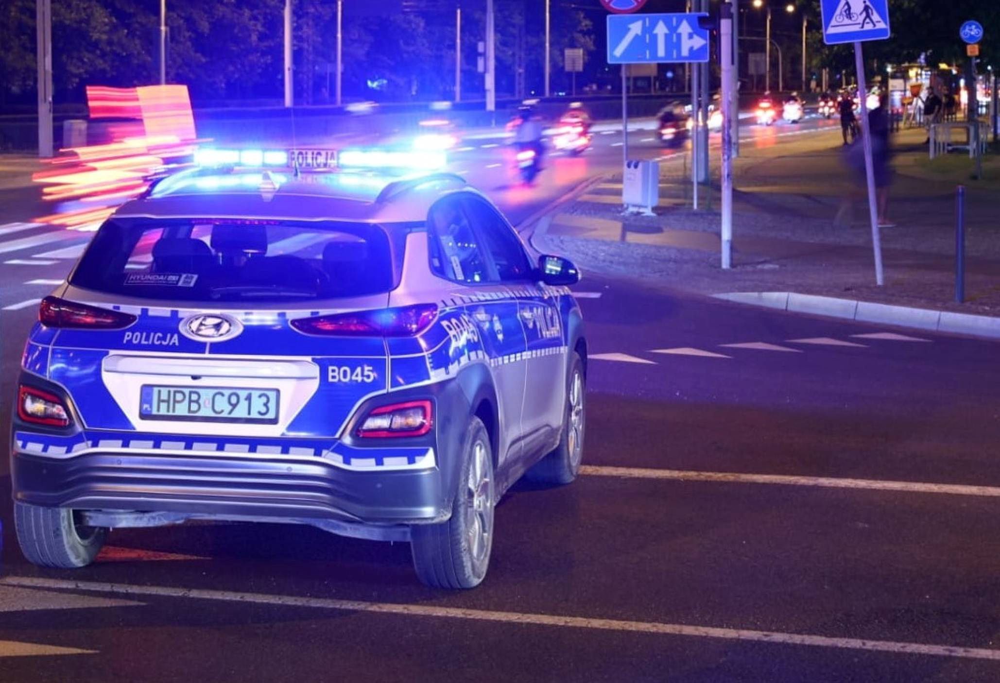 Wrocławska Policja. Zdjęcie ilustracyjne