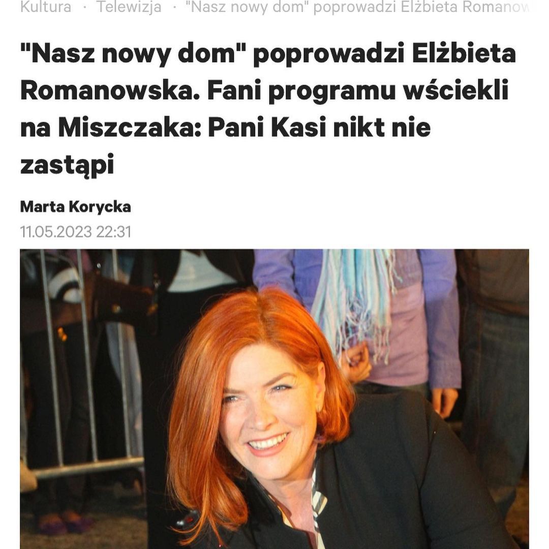 Korwin-Piotrowska zajmuje stanowisko w sprawie Dowbor-Miszczak