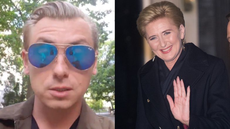 Christian Paul, fan Agaty Dudy, zapewnia o swoim istnieniu