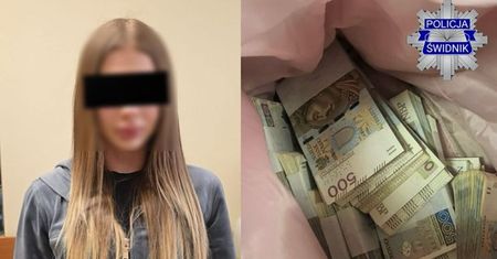 Milion złotych w reklamówkach i specjalne hasło. 19-latka z Ukrainy wpadła na gorącym uczynku, grozi jej więzienie