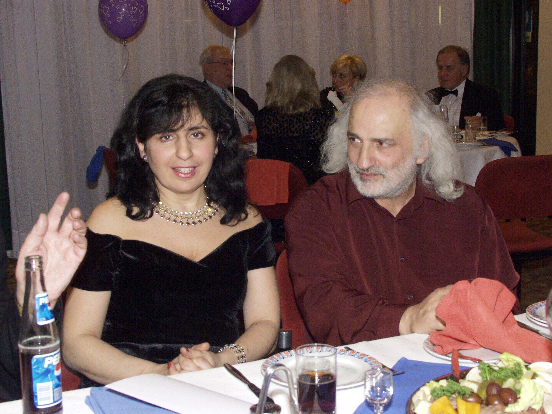 Eleni i Kostas Tzokas na Balu Lekarzy. Rok 2003