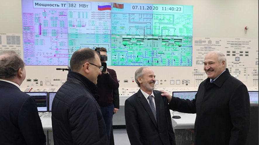 Prezydent uroczyście otworzył elektrownię atomową w obwodzie grodzieńskim