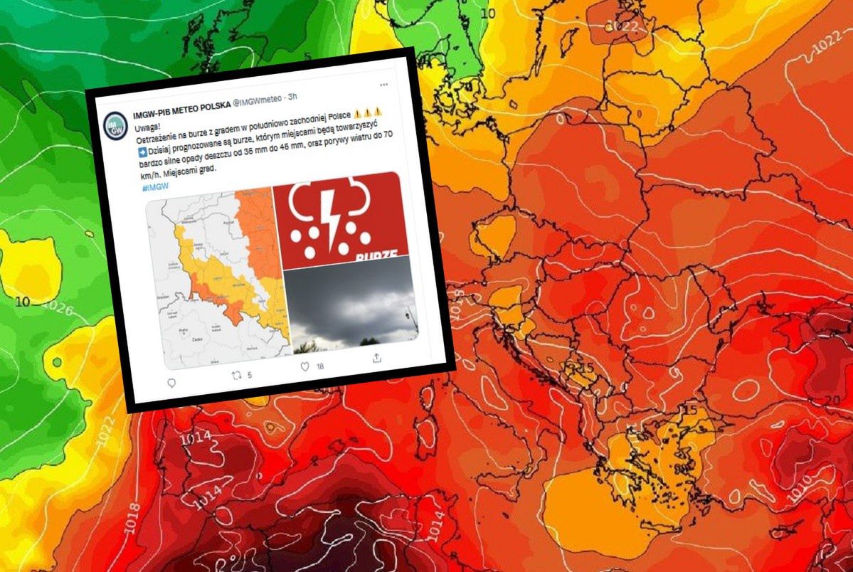 Pogoda. Pożegnanie z upałami i burze