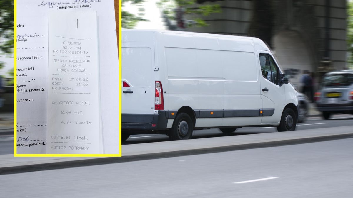 Kierowca miał ponad 4 promile alkoholu w organizmie 
