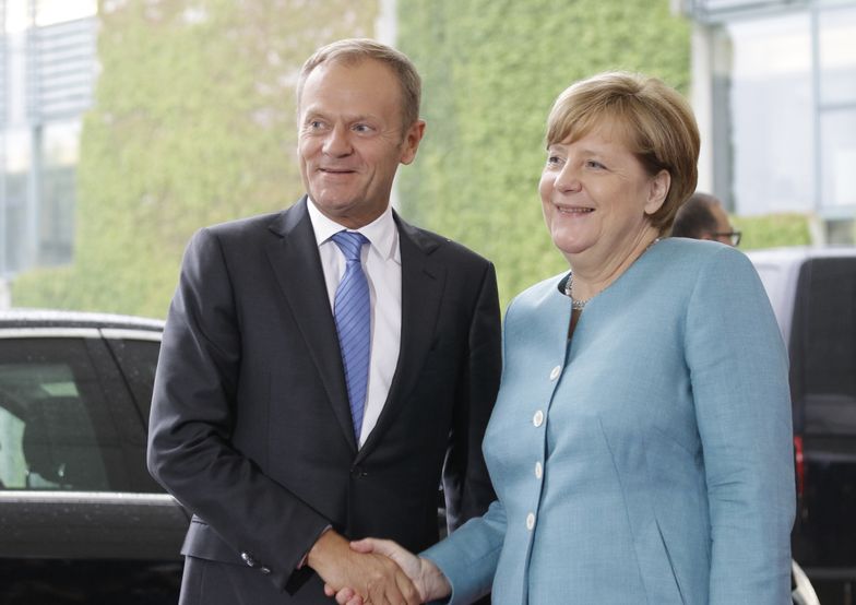 Donald Tusk w Berlinie. Spotkał się z Angelą Merkel