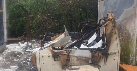 Olsztyn. Podpalił ją, gdy spała. Cudem uciekła z płomieni