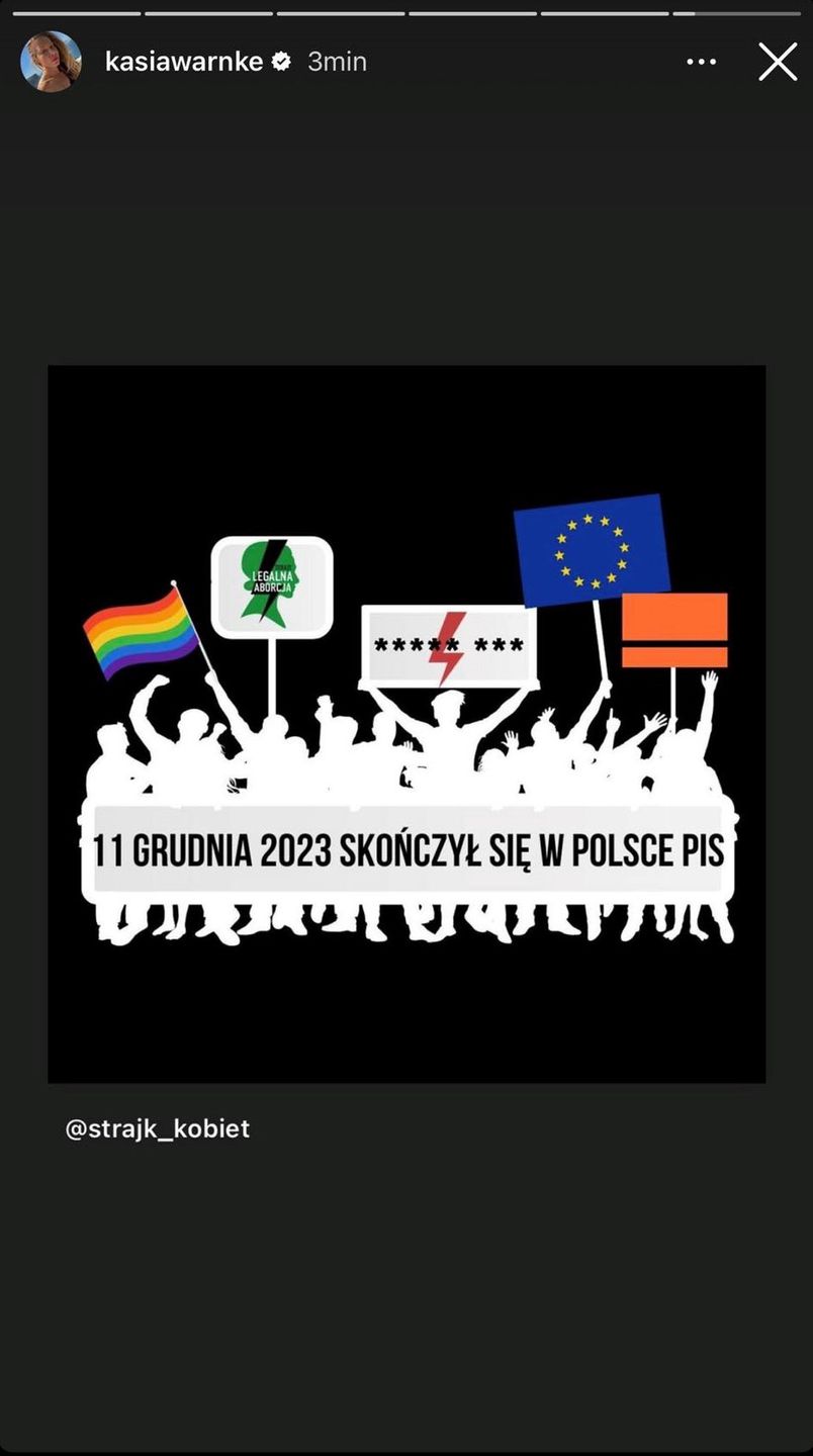 Katarzyna Warnke reaguje na brak wotum zaufania 