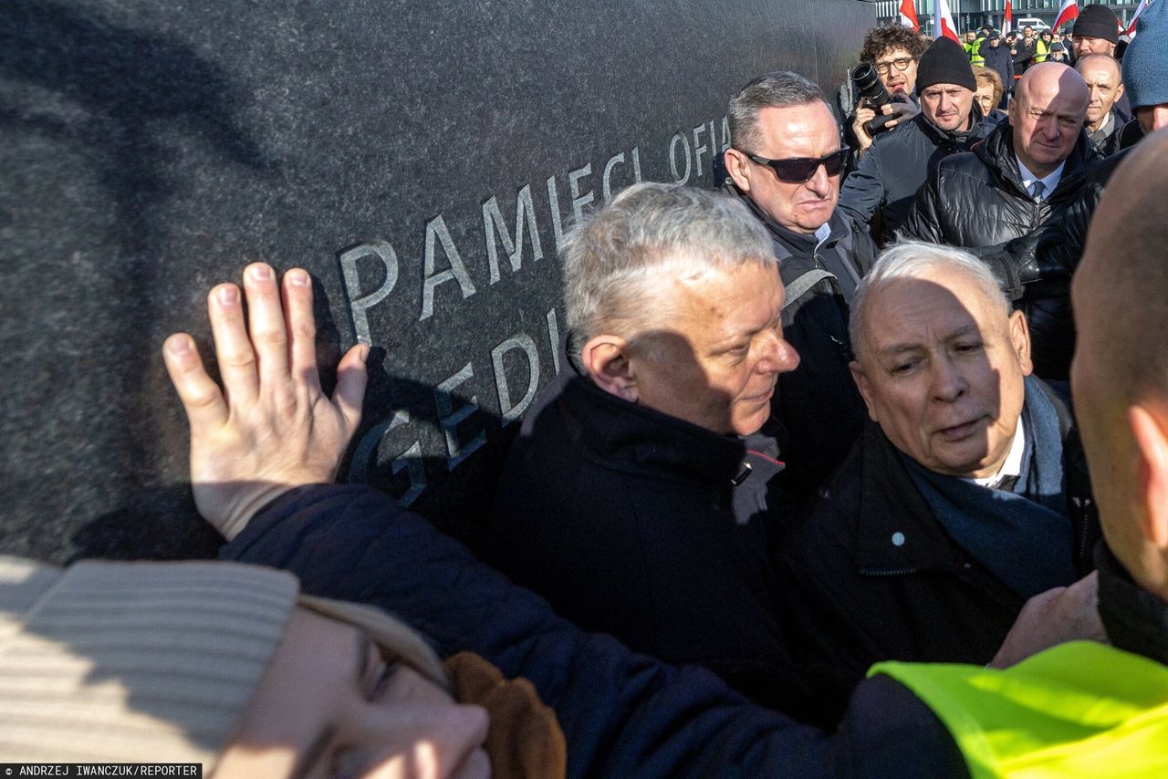 Komunikat policji ws. szarpaniny z Kaczyńskim. "Nikt ponad prawem"