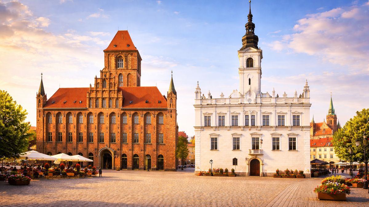 Tak według AI wygląda starówka chełmińsko-toruńska.