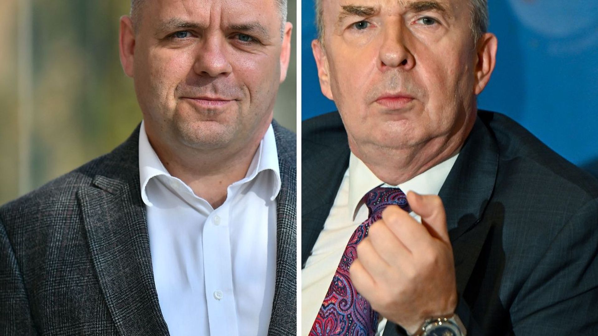 Andrzej Dybczyński (z lewej) i Dariusz Wieczorek spotkają się w
