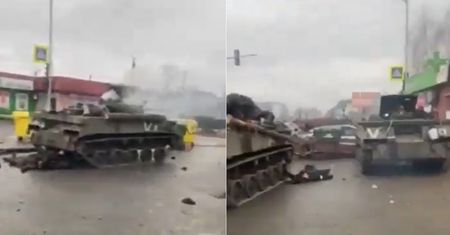 Tak wyglądało cmentarzysko rosyjskich czołgów