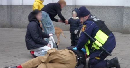 Dramat w Warszawie. Ojciec dostał ataku na oczach dzieci