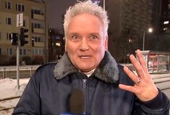 Robił miny, zamiast mówić o pogodzie. "Wygłupy" rozdrażniły widzów