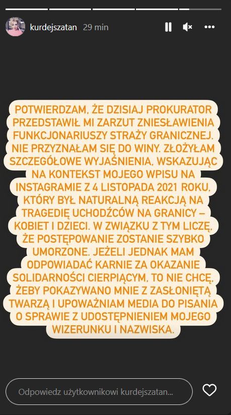 Barbara K.-Sz. chce być Barbarą Kurdej-Szatan
