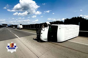 Wypadek na autostradzie A1. Utrudnienia w kierunku Łodzi