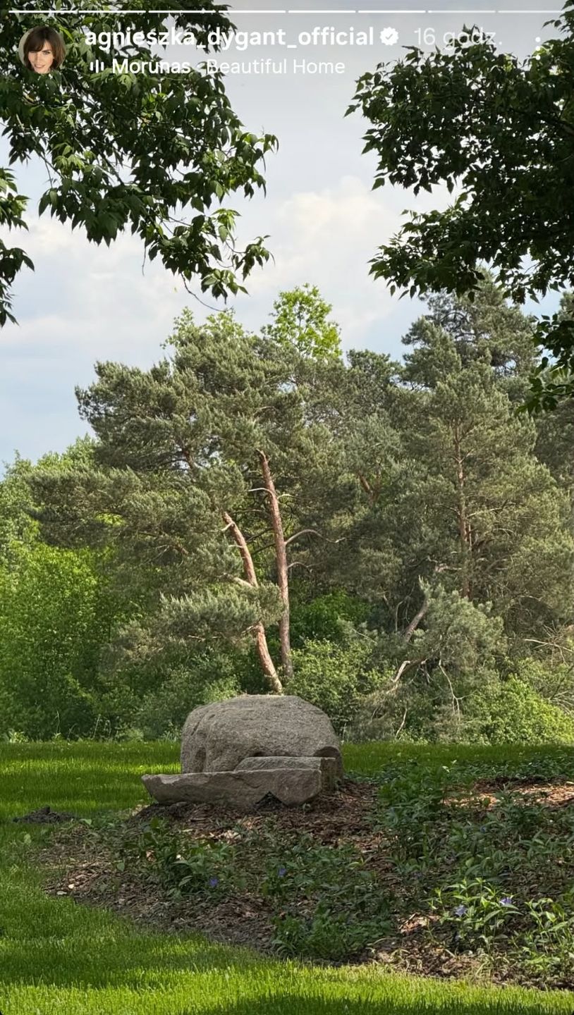 Agnieszka Dygant chilluje w jej leśnej ostoi