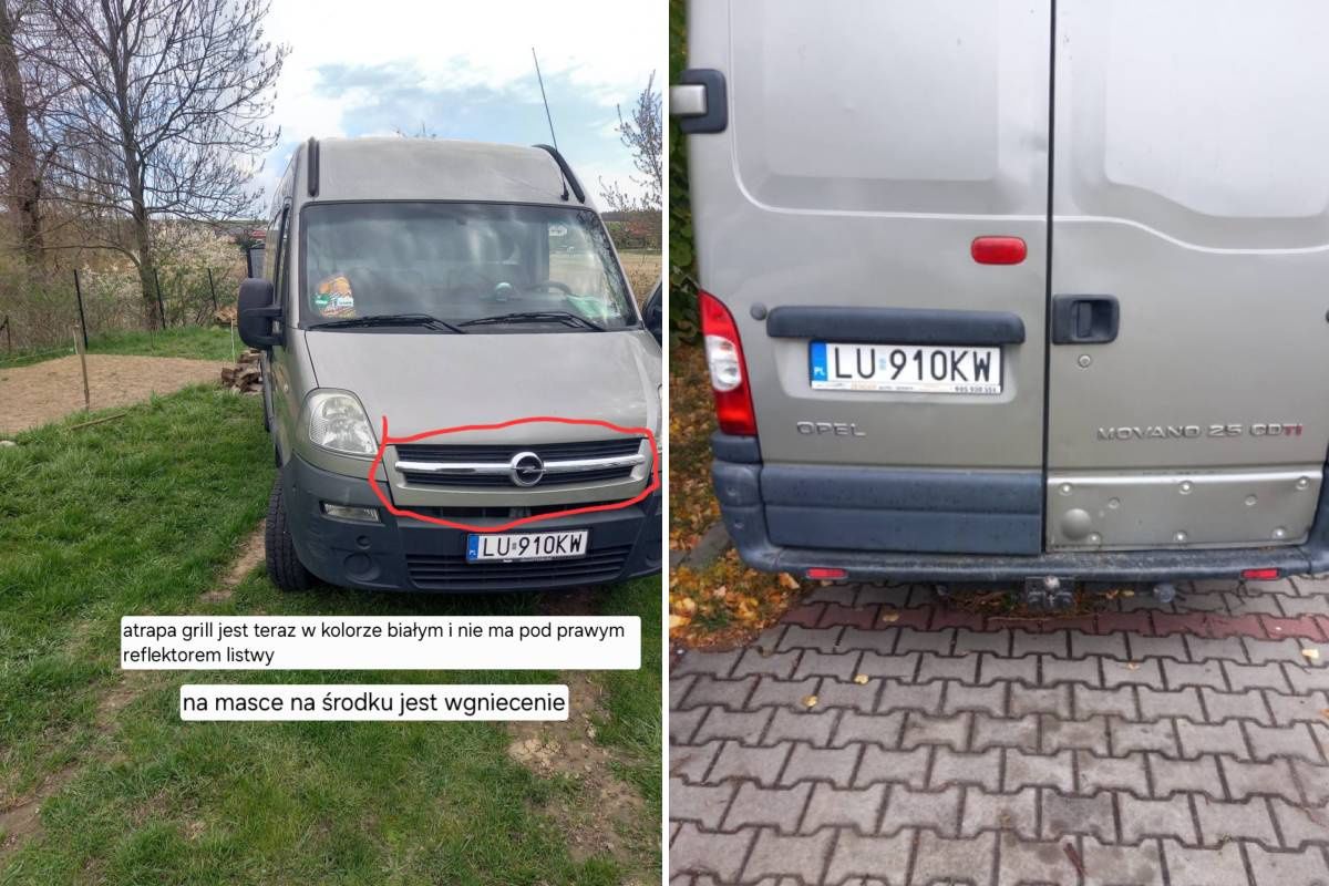 Widziałeś ten samochód? Z parkingu przy ul. Sympatycznej skradziono Opla Movano