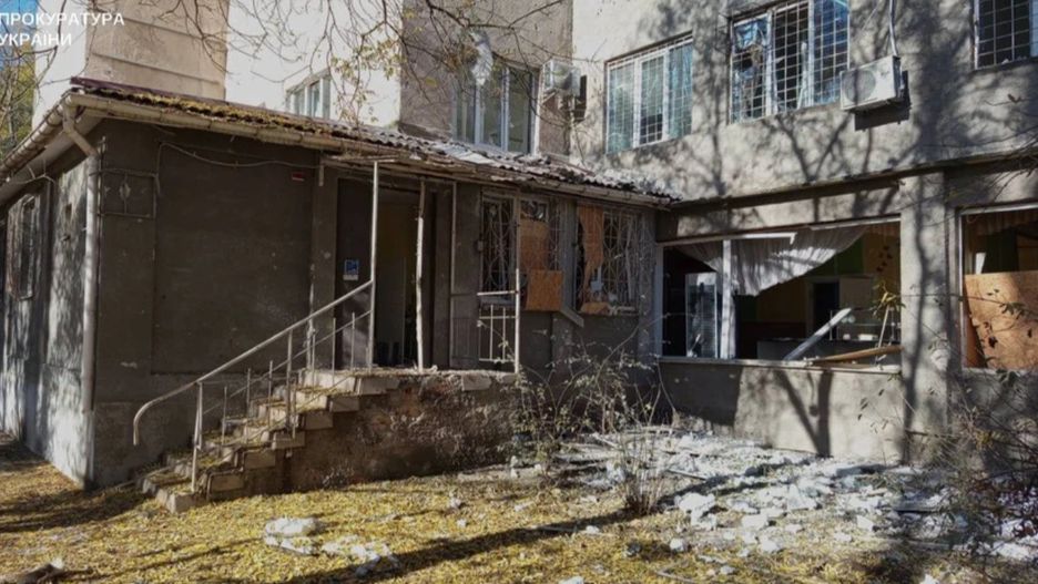 Zbombardowano szpital dziecięcy w Chersoniu