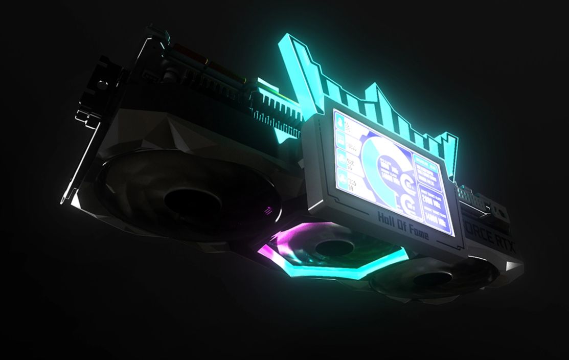 GALAX GeForce RTX 3090 HOF – piękna i potężna karta graficzna z dodatkowym ekranem