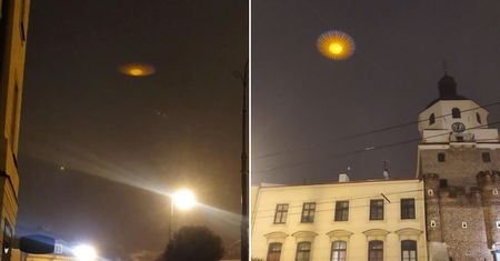 Ufo nad Lublinem. Instalacja artystyczna przyciąga uwagę mieszkańców i turystów, zwłaszcza nocą