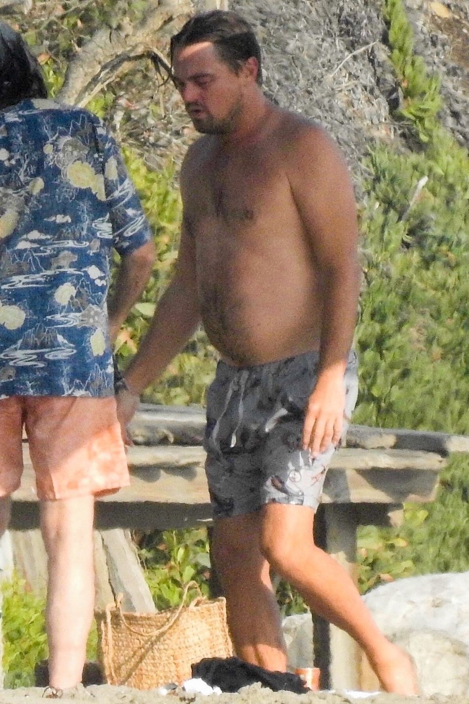 Leonardo DiCaprio smaży się na plaży