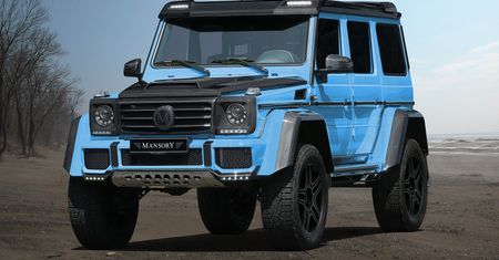 Węgiel i skóra do hardkorowego Mercedesa G500 4x4²