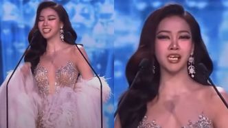 Wpadka uczestniczki konkursu miss. Na scenie wypadły jej SZTUCZNE ZĘBY! (WIDEO)