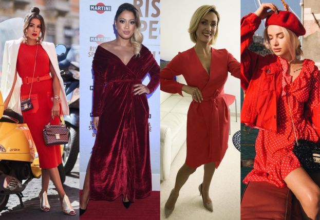 Czerwona sukienka - jak noszą ją gwiazdy? 