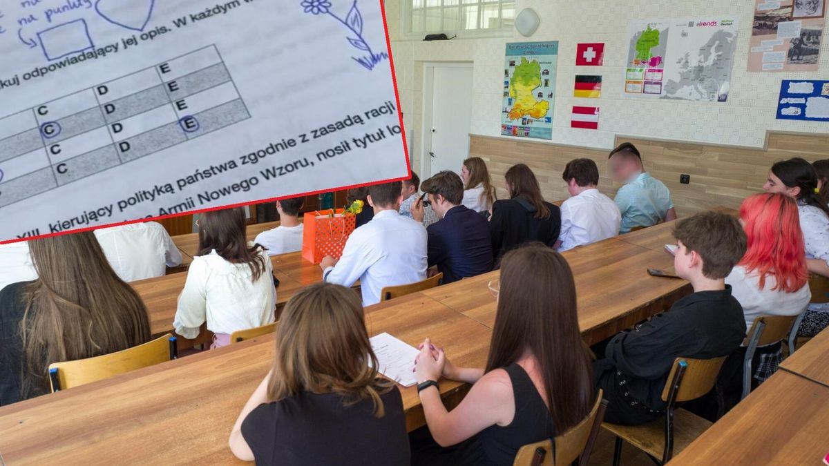 Nauczycielka pokazała sprawdziany