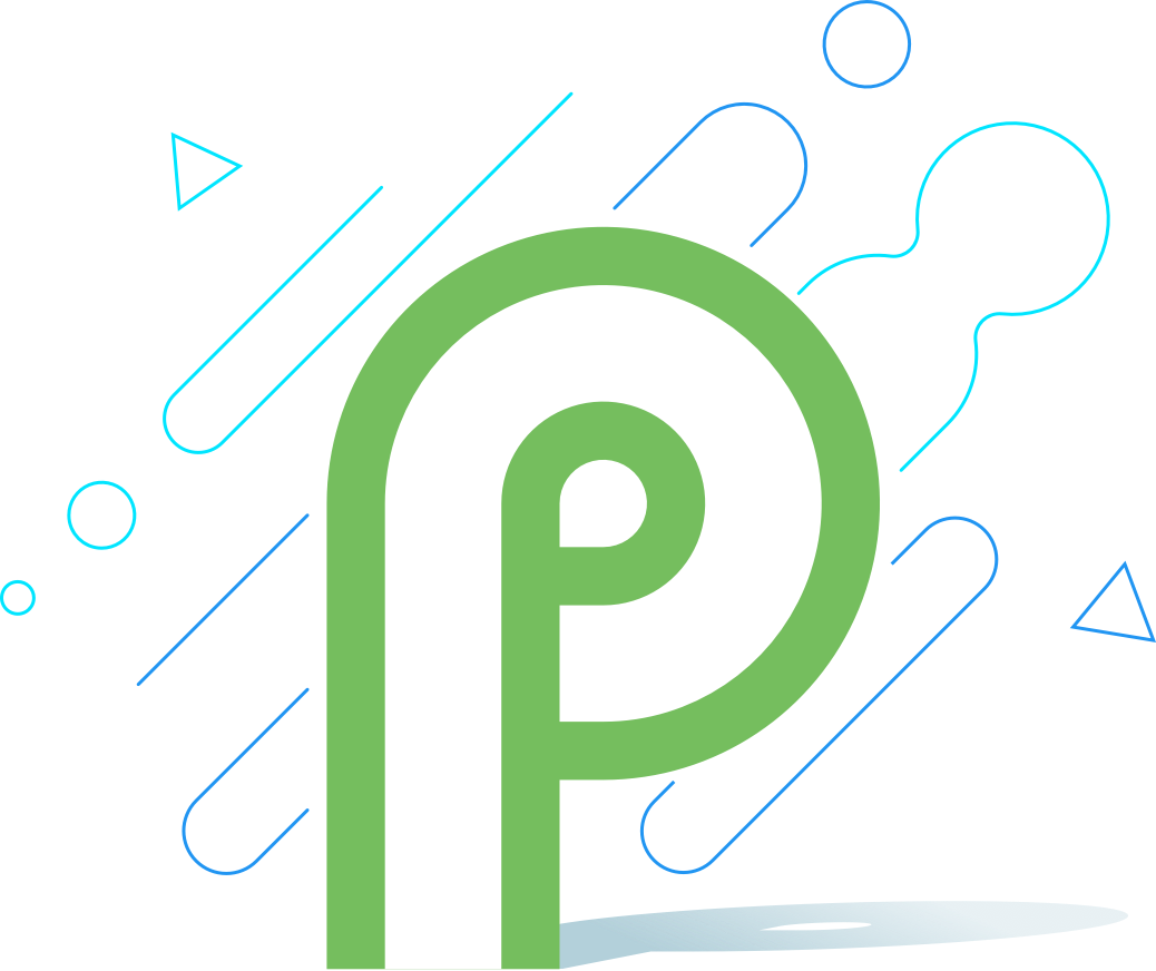 Oficjalne logo Androida 9.0 P, źródło: android-developers.com.