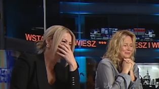 Dziennikarka TVN24 nie wytrzymała na wizji. Wybuchła śmiechem