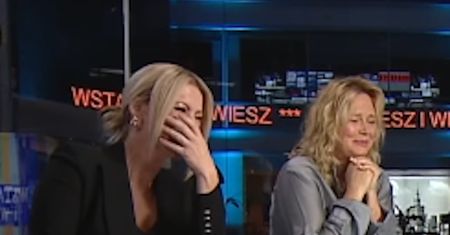 Nie wytrzymała na wizji. Wybuchła śmiechem w trakcie wystąpienia