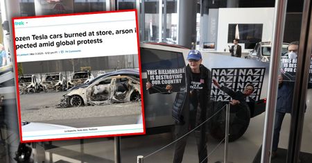 Podpalili kilka aut Tesli. Może mieć to związek z globalnymi protestami