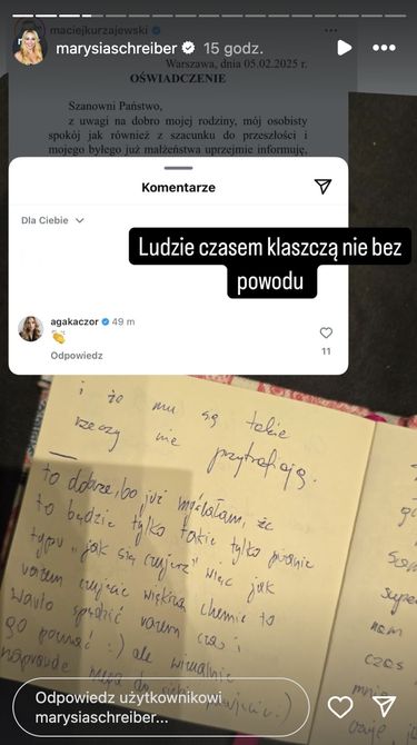 Schreiber twierdzi, że udostępniła listy Kaczorowskiej