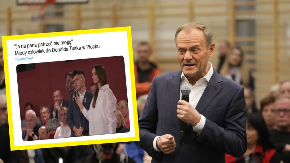 Nastolatek, który starł się z Tuskiem, nie jest już anonimowy
