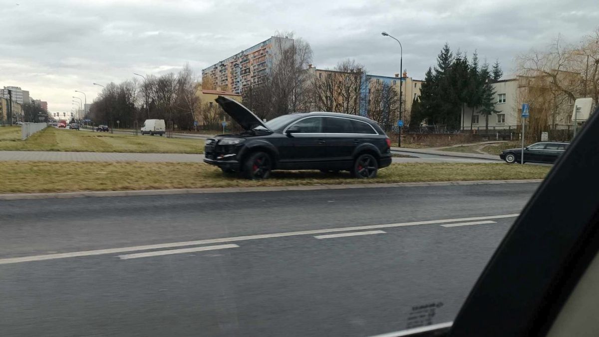 Zdjęcie z miejsca zdarzenia