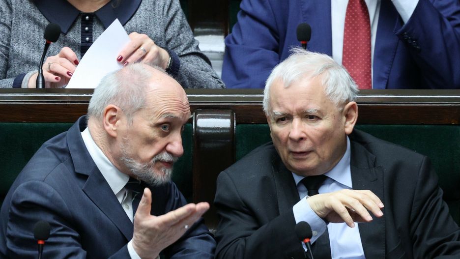 Antoni Macierewicz i Jarosław Kaczyński