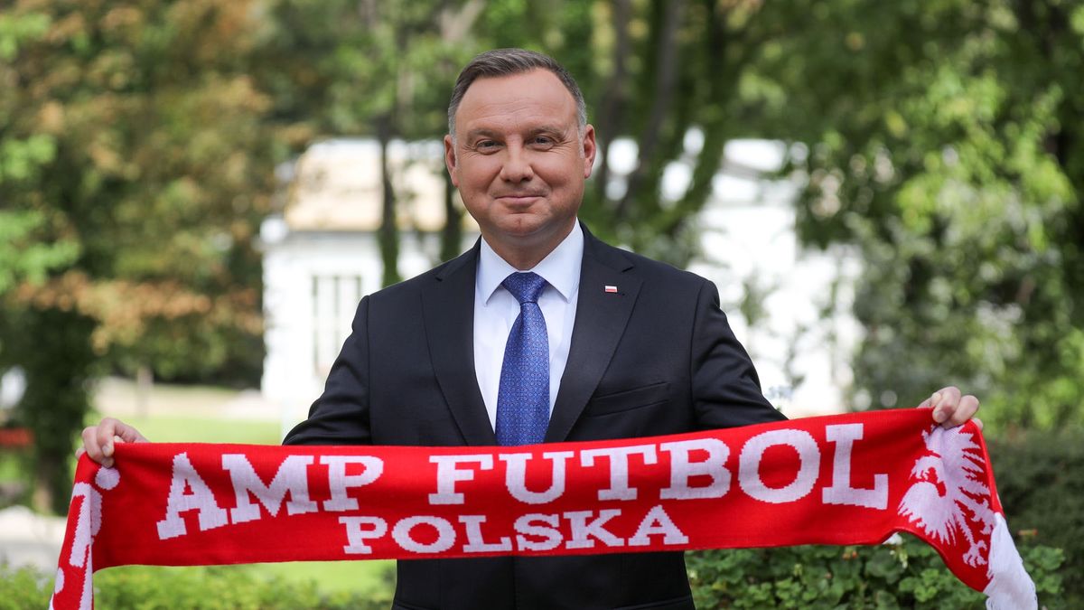 Andrzej Duda kibicuje reprezentacji