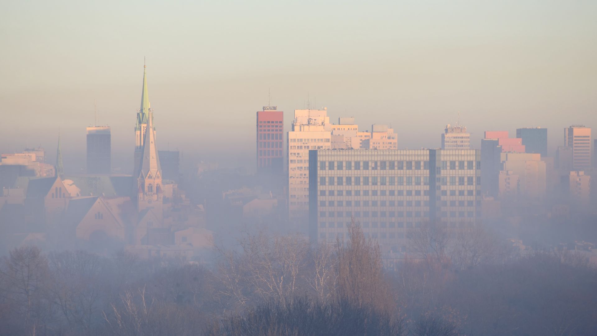 smog Polska jakość powietrza powietrzem Łódź
