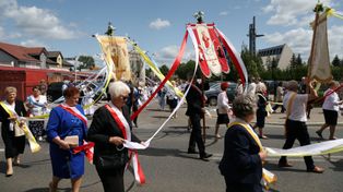 Tak wyglądała procesja Bożego Ciała 2025 na Strzemięcinie w Grudziądzu. Mamy zdjęcia