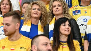 Kibice na meczu Industria Kielce – Kolstad Handball w Hali Legionów. Byliście na spotkaniu Ligi Mistrzów? To poszukajcie się na zdjęciach
