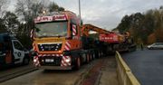 Ciężarówka ważyła prawie 105 ton. To nie jedyne przewinienie przewoźnika