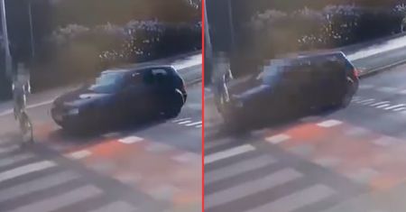 Rowerzystka wymusiła pierwszeństwo. Nagranie wypadku w Jarocinie